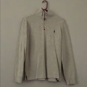 Grey polo pullover